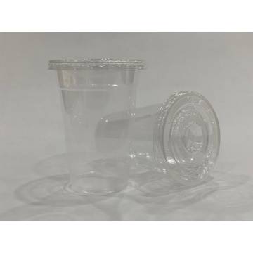 Plastic PET Cup with Dome Lid - A750  Large