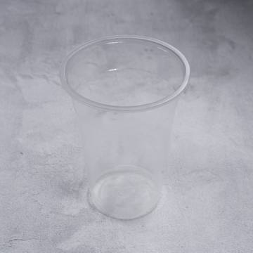 12oz Plastic PP Cup With Flat Lid