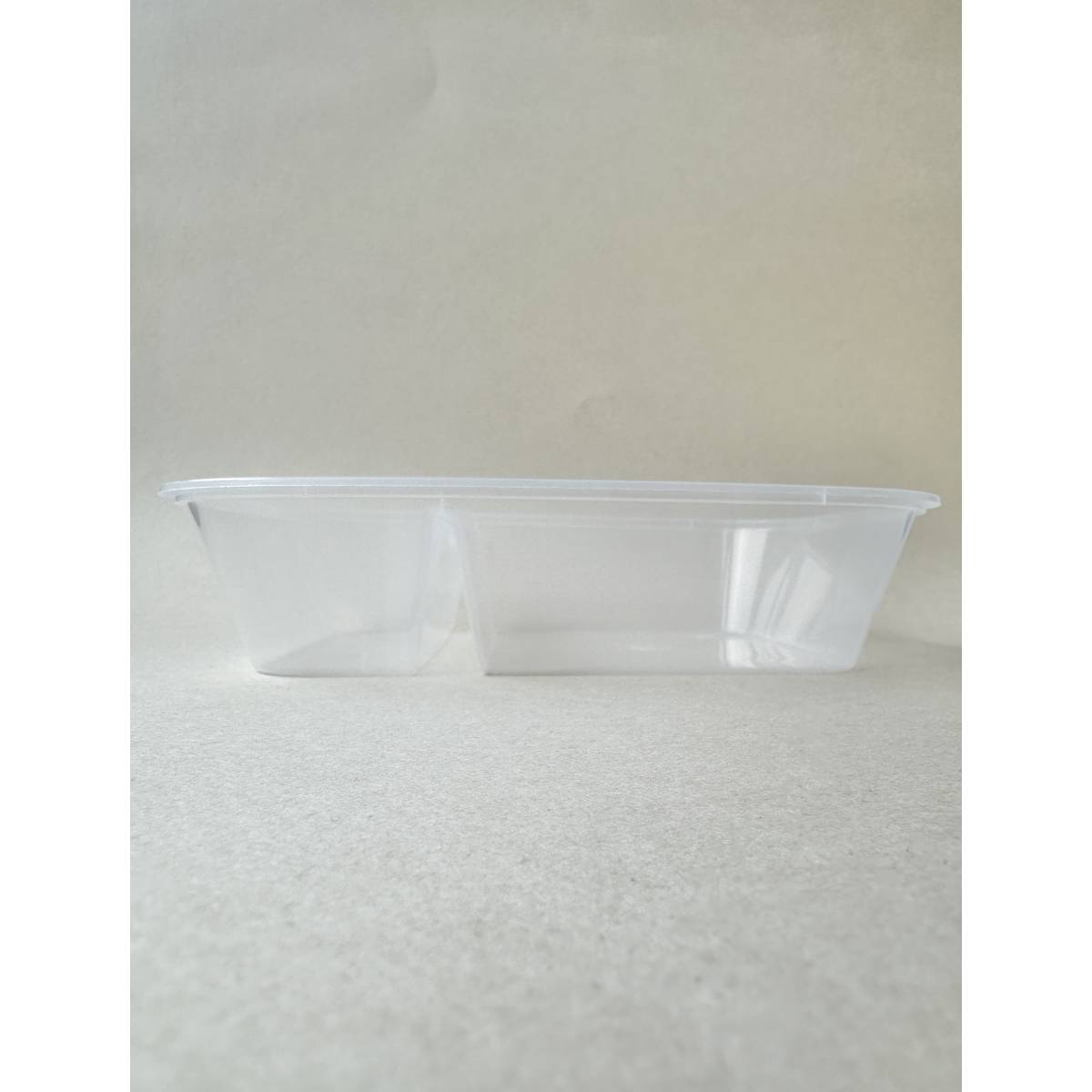 2 Compartment Plastic Container - LB1002